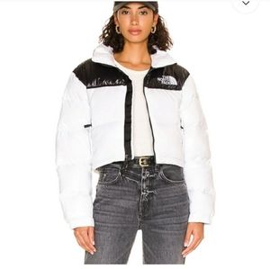 The North Face Women's Black and White Puffer Jacket